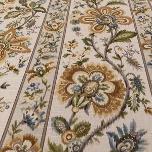 Braemore Design Linen/Cotton Floral Fabric 4.5 Yards
